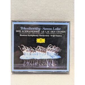 Vintage 1986 Tchaikovsky Swan Lake 2 CD West Germany Ozawa Boston Symphony DG